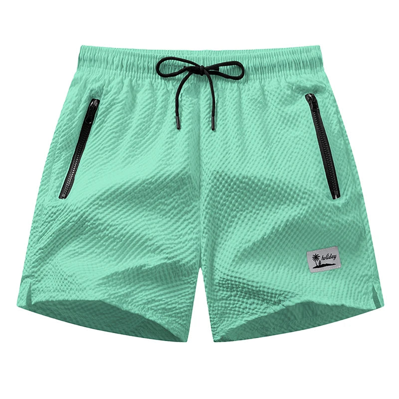 Seersucker Beach Shorts