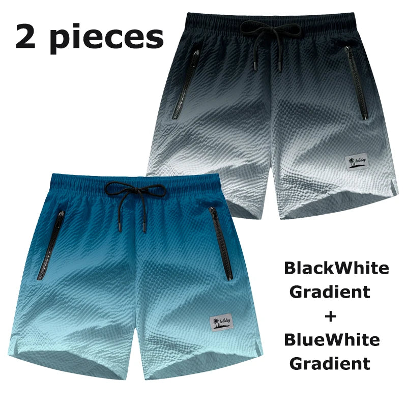 Seersucker Beach Shorts