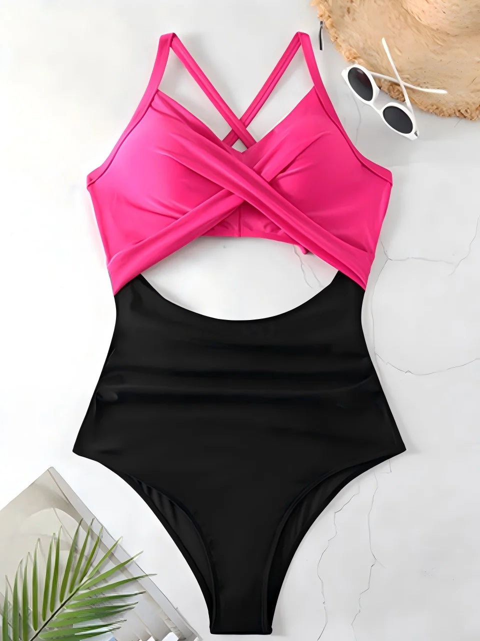 Ruched One-Piece Swimsuit