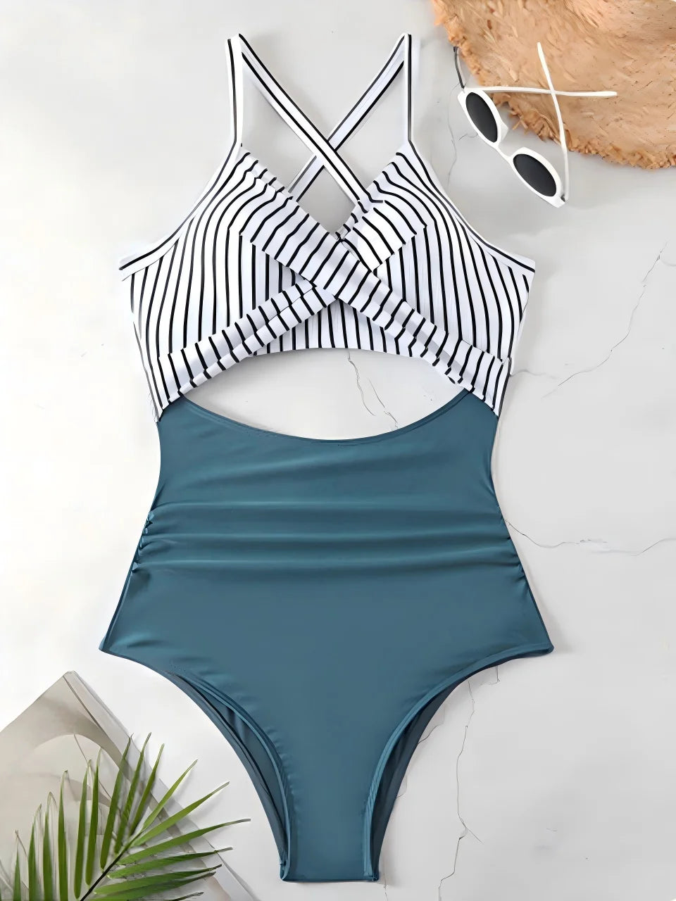 Ruched One-Piece Swimsuit