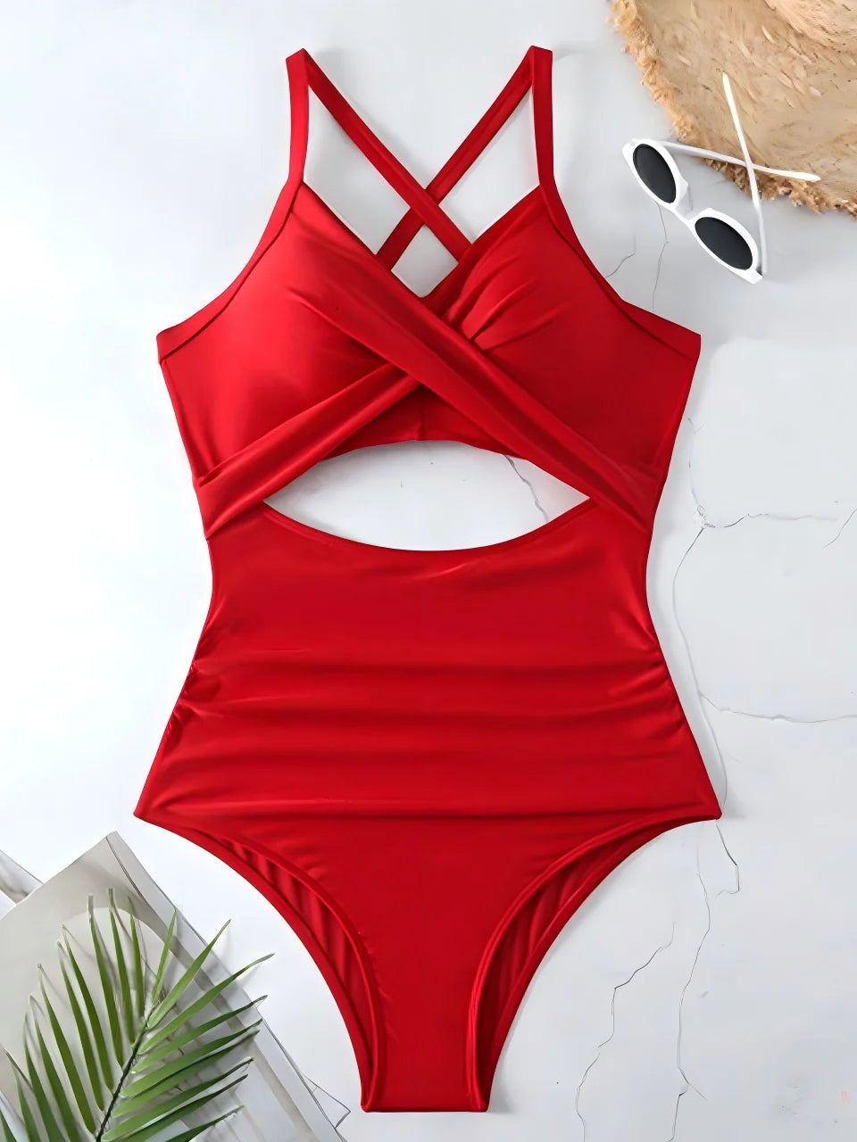 Ruched One-Piece Swimsuit