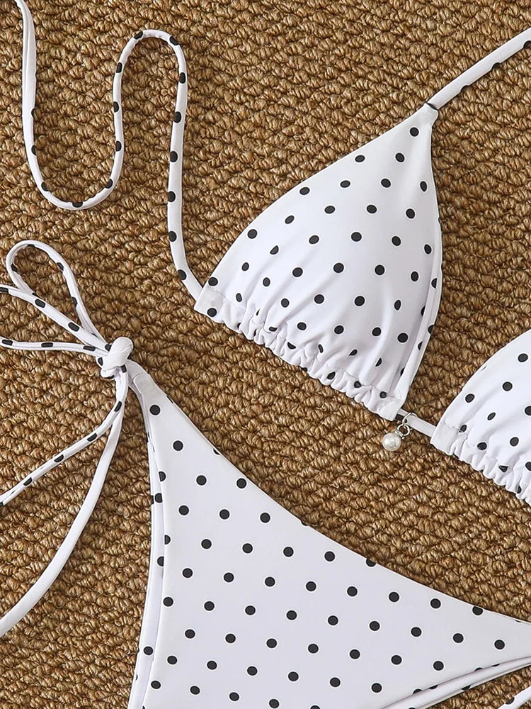 Pearl Dot Micro Bikini Set