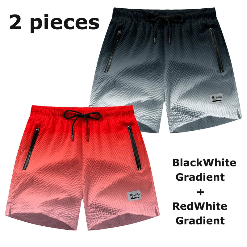 Seersucker Beach Shorts