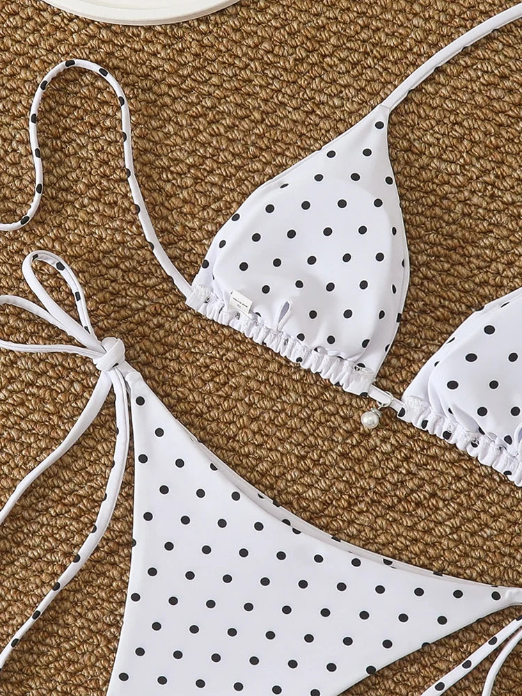 Pearl Dot Micro Bikini Set