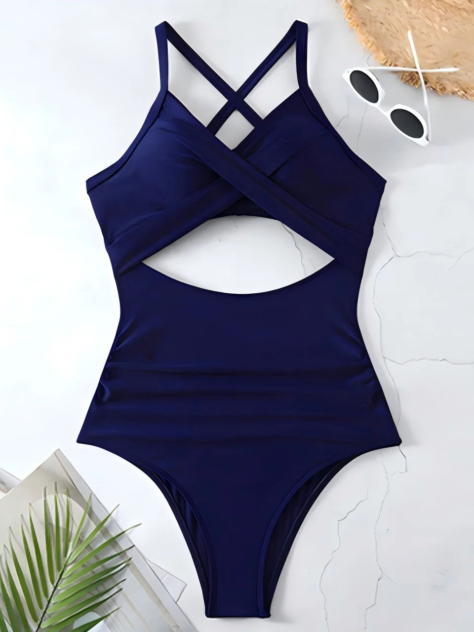 Ruched One-Piece Swimsuit