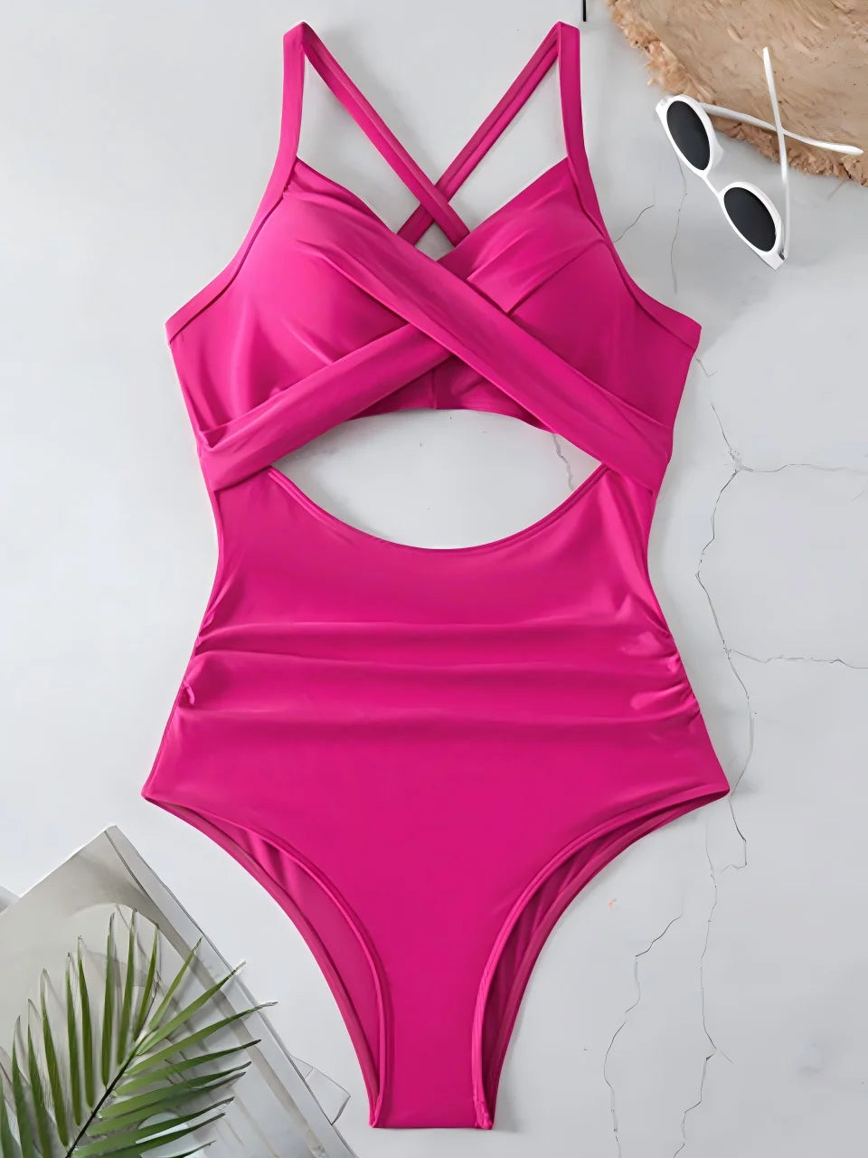 Ruched One-Piece Swimsuit