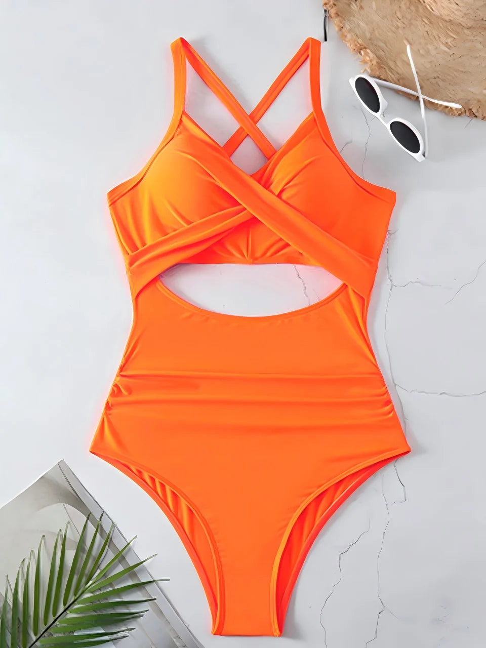 Ruched One-Piece Swimsuit