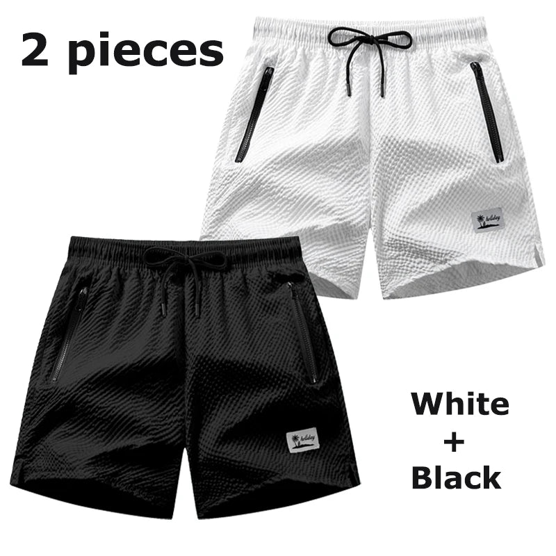 Seersucker Beach Shorts