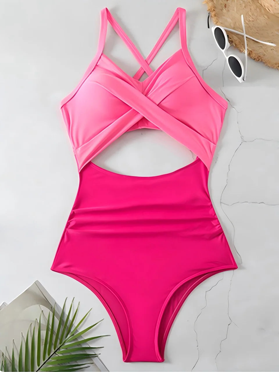 Ruched One-Piece Swimsuit