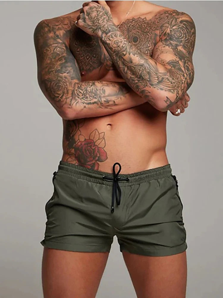 Sport Swim Trunks with Mesh Liner