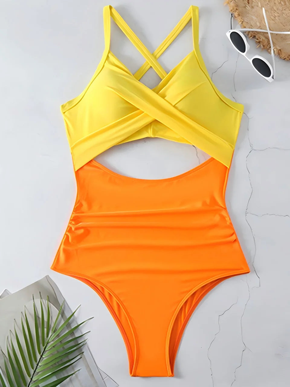 Ruched One-Piece Swimsuit