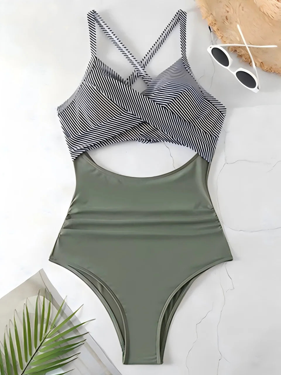 Ruched One-Piece Swimsuit